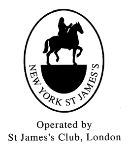 NEW YORK ST JAMES OPERATED BY ST JAMES'S CLUB, LONDON trademark
