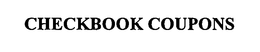 CHECKBOOK COUPONS trademark
