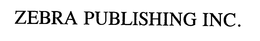 ZEBRA PUBLISHING INC. trademark