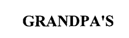 GRANDPA'S trademark
