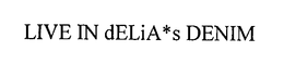 LIVE IN DELIA*S DENIM trademark