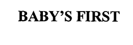 BABY'S FIRST trademark