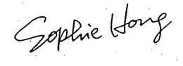 SOPHIE HONG trademark
