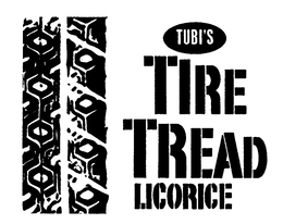TUBI'S TIRE TREAD LICORICE trademark