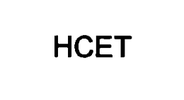 HCET trademark