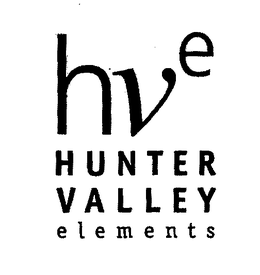 HVE HUNTER VALLEY ELEMENTS trademark