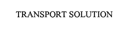 TRANSPORT SOLUTION trademark