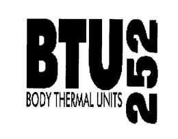 BTU 252 BODY THERMAL UNITS trademark