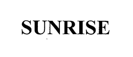 SUNRISE trademark