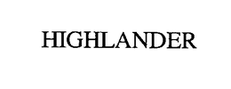 HIGHLANDER trademark