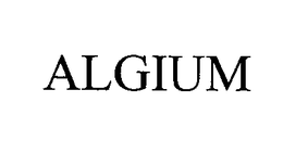 ALGIUM trademark