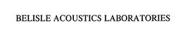 BELISLE ACOUSTICS LABORATORIES trademark
