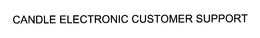 CANDLE ELECTRONIC CUSTOMER SUPPORT trademark