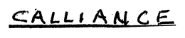 CALLIANCE trademark