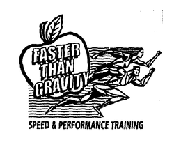 FASTER THAN GRAVITY SPEED & PERFORMANCE TRAINING trademark