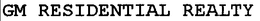 GM RESIDENTIAL REALTY trademark