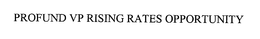PROFUND VP RISING RATES OPPORTUNITY trademark
