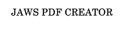 JAWS PDF CREATOR trademark