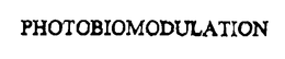 PHOTOBIOMODULATION trademark