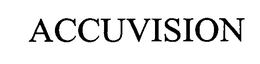 ACCUVISION trademark