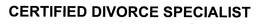 CERTIFIED DIVORCE SPECIALIST trademark