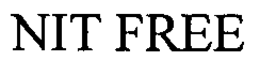 NIT FREE trademark