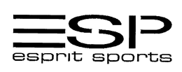 ESP ESPRIT SPORTS trademark
