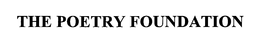 THE POETRY FOUNDATION trademark