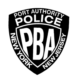 PORT AUTHORITY POLICE PBA NEW YORK NEW JERSEY trademark