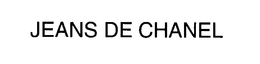 JEANS DE CHANEL trademark
