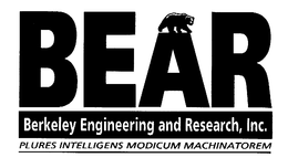 BEAR BERKELEY ENGINEERING AND RESEARCH INC. PLURES INTELLIGENS MODICOM MACHINATOREM trademark