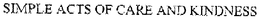 SIMPLE ACTS OF CARE AND KINDNESS trademark