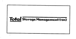 TOTAL STORAGE MANAGEMENT (TSM) trademark