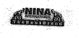 NINA INTERNATIONAL THE BEST BRAND trademark