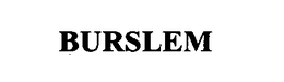 BURSLEM trademark
