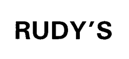 RUDY'S trademark