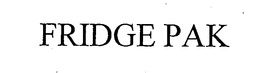 FRIDGE PAK trademark
