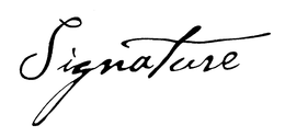 SIGNATURE trademark