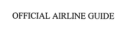 OFFICIAL AIRLINE GUIDE trademark