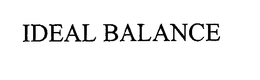 IDEAL BALANCE trademark