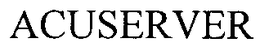 ACUSERVER trademark