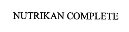NUTRIKAN COMPLETE trademark