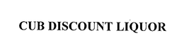 CUB DISCOUNT LIQUOR trademark