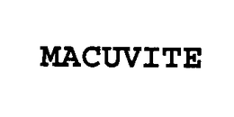 MACUVITE trademark