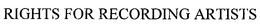 RIGHTS FOR RECORDING ARTISTS trademark