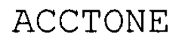 ACCTONE trademark