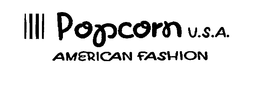 POPCORN U.S.A. AMERICAN FASHION trademark