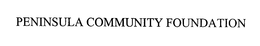 PENINSULA COMMUNITY FOUNDATION trademark