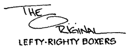 THE ORIGINAL LEFTY-RIGHTY BOXERS trademark