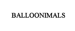 BALLOONIMALS trademark